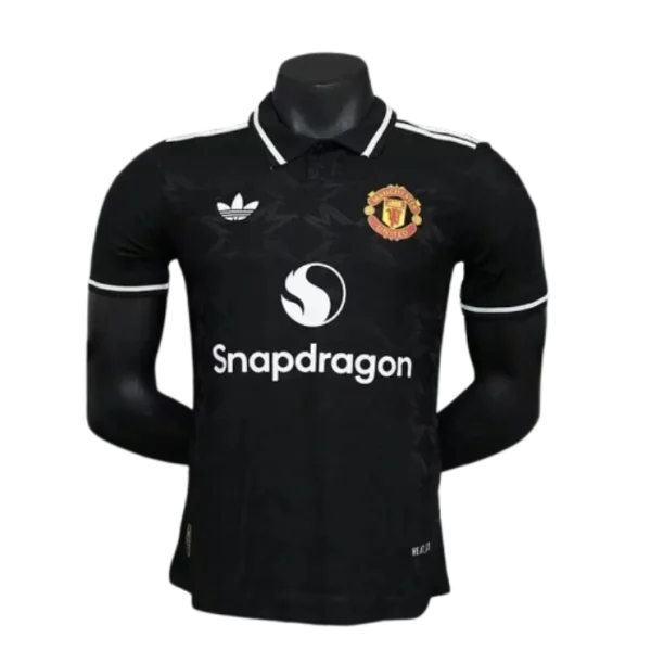 24-25 Manchester United Player Version Black POLO Shirt
