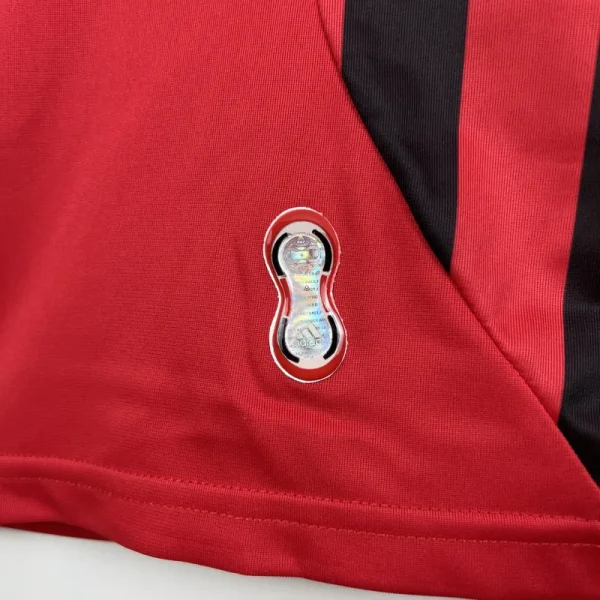 2007/08 AC Milan Retro Jersey Home Long Sleeve