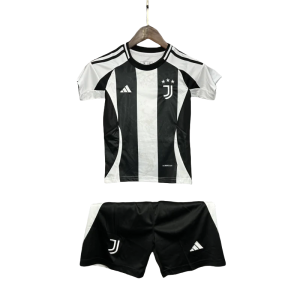 24-25 Juventus Home Soccer Kids Kit Jersey+Shorts