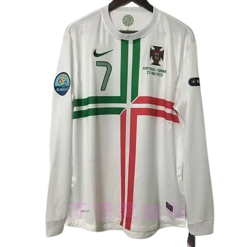 Portugal Retro Jersey Away Long Sleeve 2012