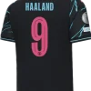 HAALAND #9 DE BRUYNE #17 J.ALVAREZ #19 FODEN #47 Manchester City Third Away Jersey 2023/24