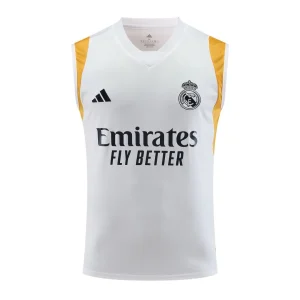 2023/24 Real Madrid Pre-Match Vest Jersey White