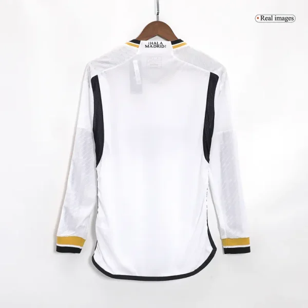 2023/24 Real Madrid Home Long Sleeve Jersey Player Version