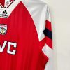 Arsenal Retro Long Sleeve Home Football Shirt 1992/1993