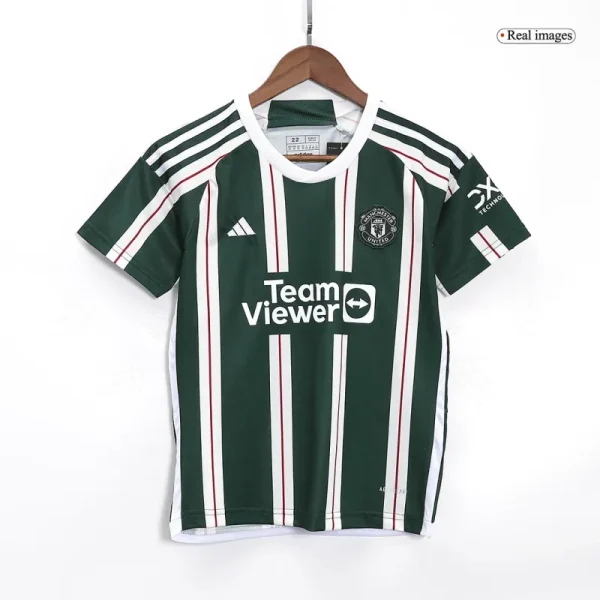 2023/24 Kids Manchester United Away Jersey Kit