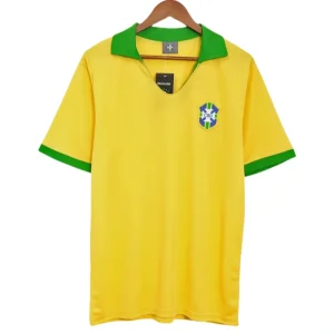 Brazil 1957 Retro Jersey Home