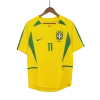 RONALDINHO #11 Brazil Retro Jersey Home Soccer Shirt 2002-03
