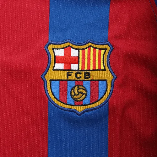 2005/06 Barcelona Puyol #5 UCL Final Retro Jersey Home