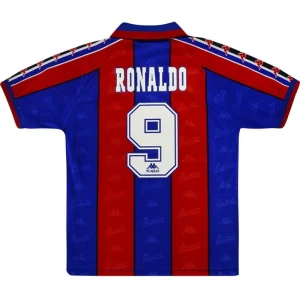 1996/97 Barcelona Ronaldo #9 Retro Home Jersey