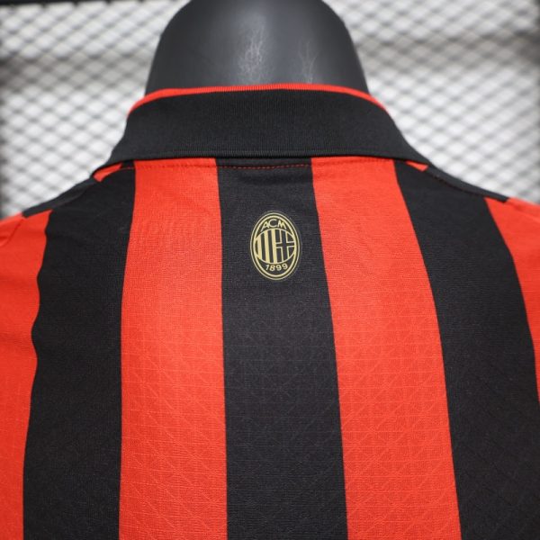 AC Milan 2024-25 Home Soccer Jersey Player Version