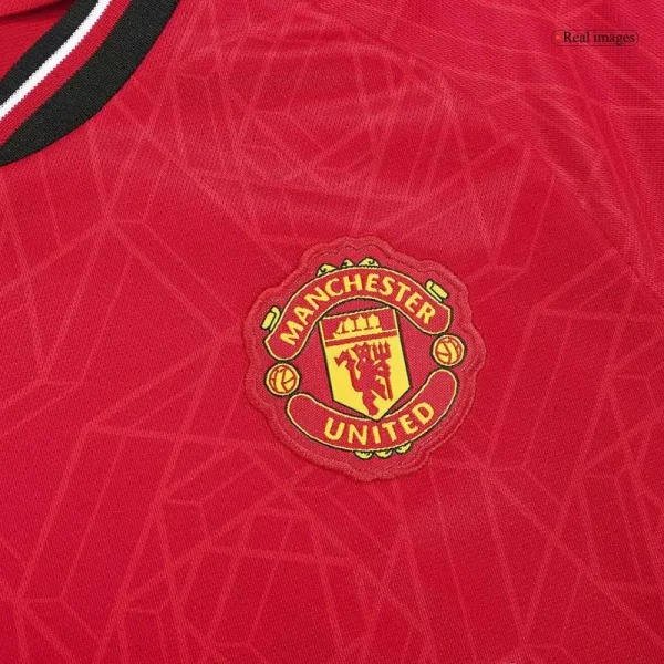 2023/24 Kids Manchester United Home Jersey Kit