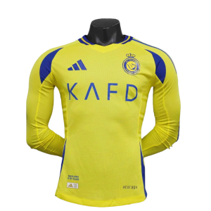 Al Nassr Home Long Sleeve Jersey Player Version 2024-25