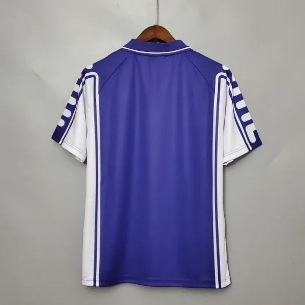 Fiorentina BATISTUTA #9 RUI COSTA #10    1999/00 Retro Jersey Home