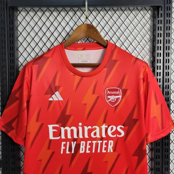 Arsenal Training Wear Red Soccer Jersey 2023/2024