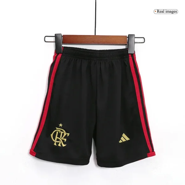 Kids CR Flamengo 2023/24 Away Jersey Kit