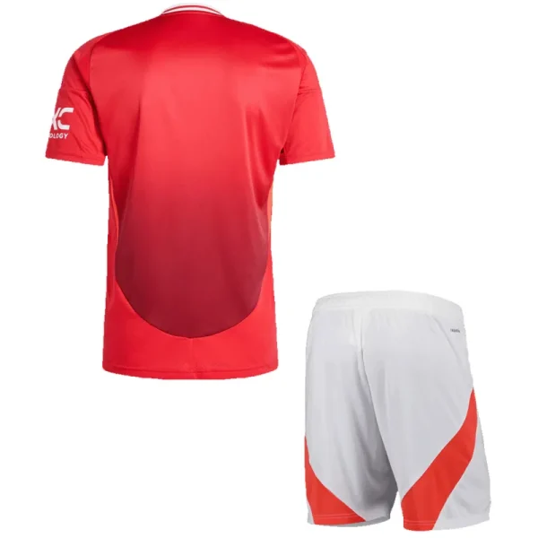 2024/25 Manchester United Home Kit(Jersey+Shorts)