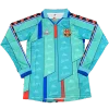 1996/97 Barcelona Retro Long Sleeve Jersey Away