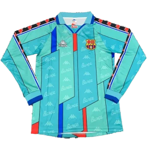 1996/97 Barcelona Retro Long Sleeve Jersey Away