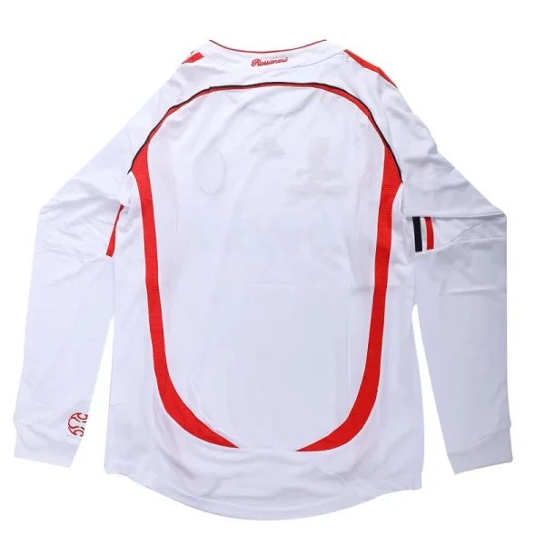 2006/07 AC Milan UCL Final Retro Jersy Away Long Sleeve
