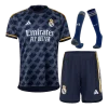 2023/24 Real Madrid Away Whole Kit Jersey+Shorts+Socks