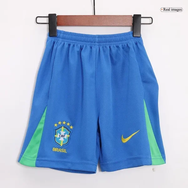 Kids Brazil 2024 Home Kit Copa America 2024 Youth Apparels
