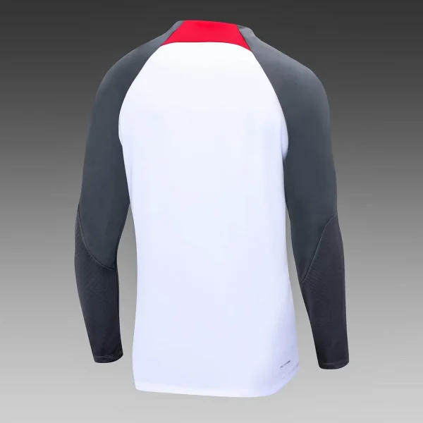 Liverpool Half-Pull Training Suit White Jersey 2023/2024