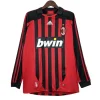 2007/08 AC Milan Retro Jersey Home Long Sleeve