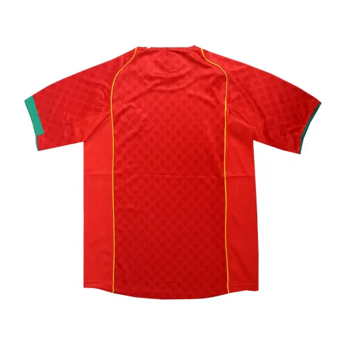 Portugal Retro Jersey Home Euro Cup 2004