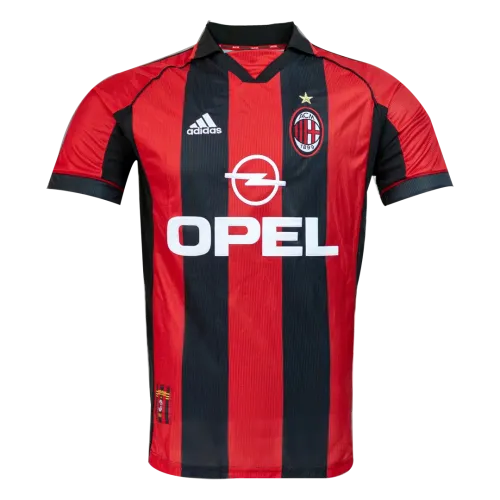 1998/00 AC Milan Retro Jersey Home