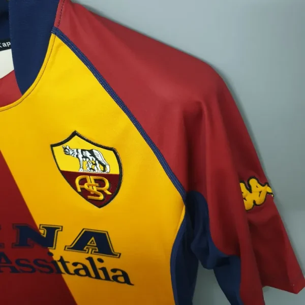 Roma  2001/02 Retro Jersey Third Away Replica