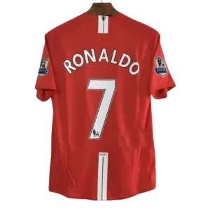 2007-08 Manchester United RONALDO #7 Retro Jersey Home