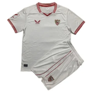 2023/24 Kids Sevilla Home Kit Jersey+Short