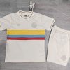 Colombia 24-25 Nation 100th Anniversary Special Edition Kids Kits White Jersey
