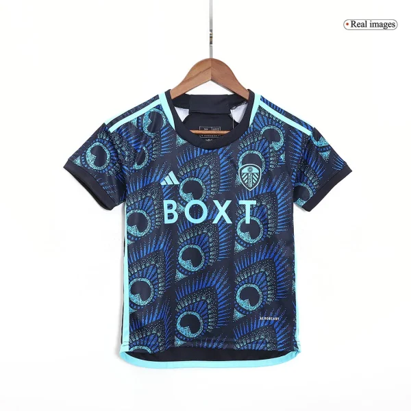 2023-24 Kids Leeds United Away Kit Jersey+Shorts