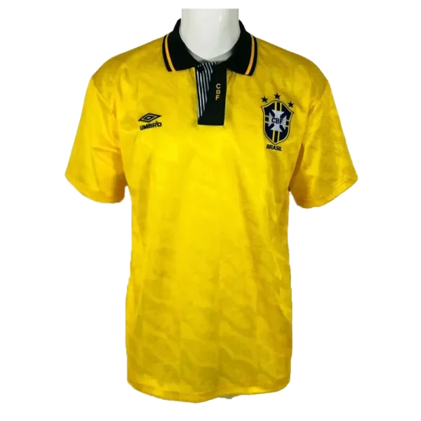 Brazil 1991/93 Retro Jersey Home