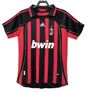 2006/07 AC Milan Retro Jersey Home