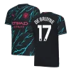 HAALAND #9 DE BRUYNE #17 J.ALVAREZ #19 FODEN #47 Manchester City Third Away Jersey 2023/24