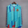 1996/97 Barcelona Retro Long Sleeve Jersey Away