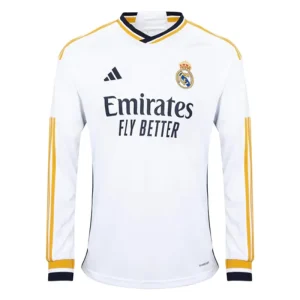 2023/24 Real Madrid Home Long Sleeve Jersey