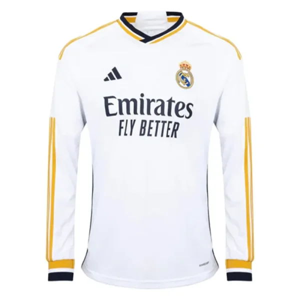 2023/24 Real Madrid Home Long Sleeve Jersey