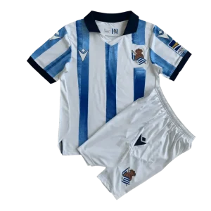 2023/24 Kids Real Sociedad Home Kit Jersey+Shorts