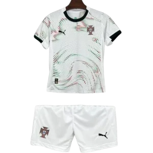 Kids Portugal Away Soccer (Jersey+Shorts) Kits 2025