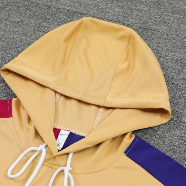 2024-25 Barcelona Zipper Sweatshirt Kit(Top+Pants) White