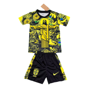 2024 Brazil Christ the Redeemer Special Kids Kit Shirt Football