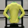 Authentic Soccer Jersey Brazil Home Shirt Long Sleeve 2024
