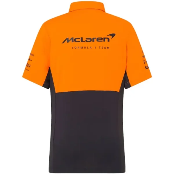 F1 McLaren Racing Team Polo Shirt Orange 2024