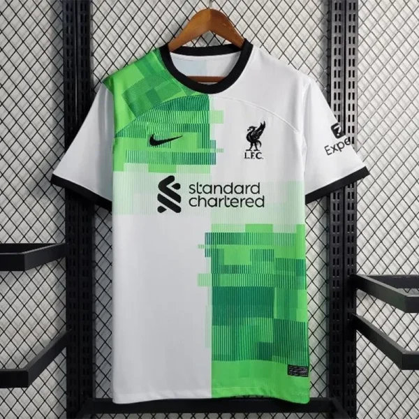 23-24 Liverpool Away white green black Soccer Jersey