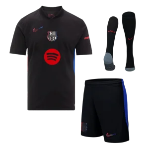 Barcelona Away Custom Full Soccer Kit 2024-25 - Spotify Logo Without Text