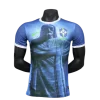 Brazil Nation 2024 Cristo Redeemer Player Edition Blue Football Jersey Shirt