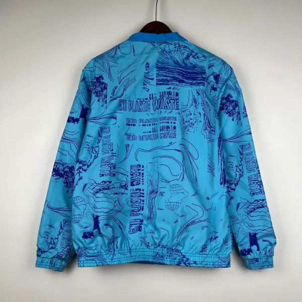 2023-2024 Inter Miami Reversible Windbreaker Blue Soccer Jersey 1:1 Thai Quality
